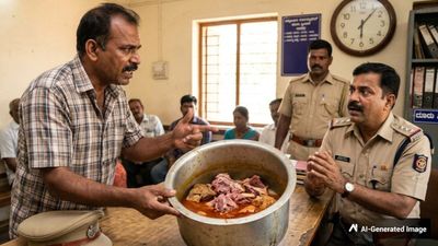 Mutton: ಕುಕ್ಕರ್‌ 20 ಬಾರಿ ಕೂಗಿದರೂ ಬೇಯದ ತಲೆ ಮಟನ್‌: ಪೊಲೀಸ್ ಠಾಣೆಗೆ ಪಾತ್ರೆ ಹಿಡಿದು ಬಂದು ರಾದ್ಧಾಂತ