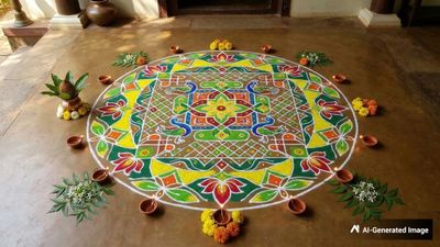 Ugadi 2026: ಹಬ್ಬದ ಕಳೆ ಹೆಚ್ಚಿಸುವ ಸುಂದರ ರಂಗೋಲಿಗಳು; ಸರಳ, ಚುಕ್ಕಿ ಹಾಗೂ ಬಣ್ಣದ ರಂಗೋಲಿ ಐಡಿಯಾ ಇಲ್ಲಿದೆ