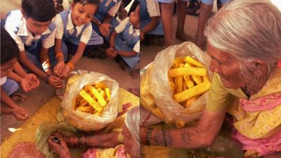 ವಿದ್ಯಾರ್ಥಿಗಳ ಮುಖದಲ್ಲಿ ನಗು ಮೂಡಿಸುತ್ತಿರುವ 'ಚನ್ನಾ ವಾಲಿ ದಾದಿ': Viral Video ನೋಡಿ ಮನಸೋತ ನೆಟ್ಟಿಗರು