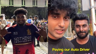 ಆಟೋ ಚಾಲಕನಿಗೆ ಬಾಡಿಗೆ ಬದಲು 'ಆರ್‌ಸಿಬಿ ಮ್ಯಾಚ್ ಟಿಕೆಟ್' ಕೊಟ್ಟ ಬೆಂಗಳೂರಿನ ಯುವಕ: Video Viral
