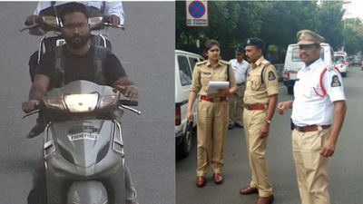 Viral News: ಟ್ರಾಫಿಕ್ ನಿಯಮ ಉಲ್ಲಂಘನೆ ಮಾಡಿ ಸಿಕ್ಕಿ ಬಿದ್ದ ಕಳ್ಳ, ಹೈದರಾಬಾದ್ ಟ್ರಾಫಿಕ್ ಪೊಲೀಸ್ ಟ್ರೋಲ್ 