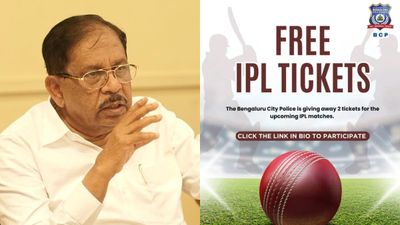 IPL ವಿಐಪಿ ಟಿಕೆಟ್ ದುರ್ಬಳಕೆ ಆಗಿಲ್ಲ: ಶಾಸಕರ ಕುಟುಂಬಸ್ಥರು ಪಂದ್ಯ ನೋಡಿದರೆ ತಪ್ಪೇನು; ಪರಮೇಶ್ವರ್ ಪ್ರಶ್ನೆ