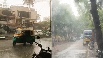 Bengaluru Rain: ಬಿಸಿಲಿನ ಬೆಂದಿದ್ದ ಬೆಂಗಳೂರಿಗೆ ತಂಪೆರೆದ ಮಳೆ: ಗುಡುಗು ಸಿಡಿಲಿನೊಂದಿಗೆ ಅಬ್ಬರಿಸಿದ ವರುಣ