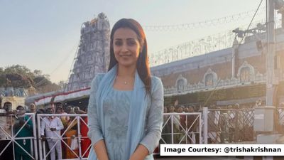 ತಮಿಳುನಾಡು ಚುನಾವಣಾ ಫಲಿತಾಂಶ: ಭಾರೀ ಕುತೂಹಲಕ್ಕೆ ಕಾರಣವಾದ ತ್ರಿಶಾ ತಿರುಮಲ ಭೇಟಿ
