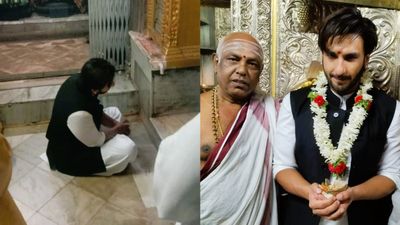 ಚಿತ್ರರಂಗದಿಂದ ಬ್ಯಾನ್‌ ಆಗುವ ಭೀತಿ ಬೆನ್ನಲ್ಲೇ ಕರ್ನಾಟಕದ ಪ್ರಸಿದ್ಧ ದೇವಸ್ಥಾನದ ಮೊರೆ ಹೋದ ನಟ ರಣವೀರ್‌ ಸಿಂಗ್‌