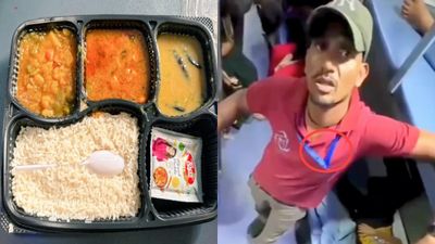 Video Viral: ರೈಲಲ್ಲಿ 80ರೂ ಆಹಾರಕ್ಕೆ 130ರೂ ವಸೂಲಿ: ಬಿಲ್ ಕೇಳಿದ್ದಕ್ಕೆ IRCTC ಸಿಬ್ಬಂದಿ ಬೆದರಿಕೆ!