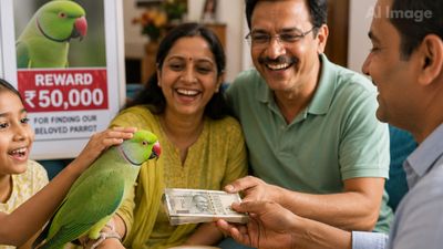 Parrot: ಮನೆ ಸೇರಿದ ಬಿರುಗಾಳಿಗೆ ಹಾರಿಹೋಗಿದ್ದ ಲಕ್ಕಿ ಗಿಣಿ, ಪತ್ತೆಗೆ ಖರ್ಚು ಮಾಡಿದ್ದು ಬರೋಬ್ಬರಿ 1,50,0000 ರೂಪಾಯಿ
