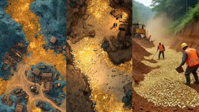 സ്വർണം നിറഞ്ഞ പാറ, 12.83 ദശലക്ഷം ടൺ സ്വർണ അയിര്..വൻ സ്വർണ നിക്ഷേപം..ഇന്ത്യക്ക് ലോട്ടറി