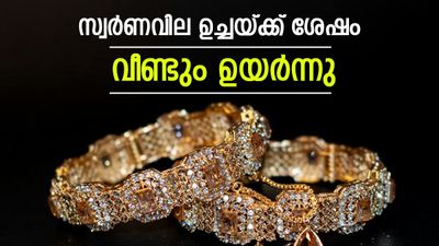 സ്വര്‍ണവില വീണ്ടും ഉയര്‍ന്നു; ഉച്ചയ്ക്ക് ശേഷവും കൂടി, ആഭരണം ഇനി സ്വപ്‌നം മാത്രം, പവന്‍ വില