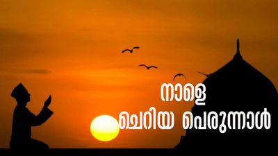 കേരളത്തില്‍ നാളെ ചെറിയ പെരുന്നാള്‍; ശവ്വാല്‍ മാസപ്പിറവി ദൃശ്യമായി