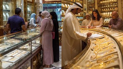 സ്വർണ വില കേരളത്തിൽ കുതിച്ചപ്പോൾ ദുബായിൽ ഇടിഞ്ഞു, പ്രവാസികൾക്ക് സന്തോഷ വാർത്ത..പവൻ വില അറിയാം