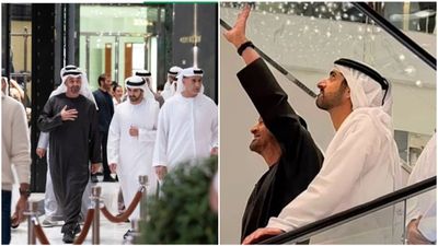 യുദ്ധത്തിനിടയിലും ജനഹൃദയങ്ങൾ കീഴടക്കി യുഎഇ ഭരണാധികാരികൾ; വീഡിയോ വൈറൽ