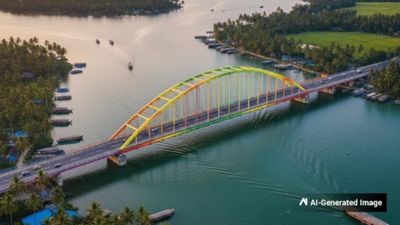 പെരുമ്പളം പാലം തന്ന ആശ്വാസത്തിന് ആയുസില്ല; ഒരു മാസമായിട്ടും പണികൾ ഇനിയും ബാക്കി, വെളിച്ചവുമില്ല