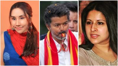 സംഗീതയെ പ്രശംസിച്ച് ദിവ്യ സത്യരാജ്; ചെരിപ്പേറ് കിട്ടിയതില്‍ വിജയ്ക്ക് വിമര്‍ശനം, തമിഴകത്ത് കൊട്ടിക്കലാശം