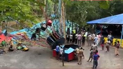 തിരുവനന്തപുരത്ത് അമ്യൂസ്‌മെന്റ് പാര്‍ക്കില്‍ റൈഡ് തകർന്ന് വീണു, നിരവധി പേർക്ക് പരിക്ക് 