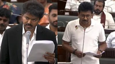 സഭയിൽ വിജയ്യെ പറപ്പിച്ച് ഉദയനിധി സ്റ്റാലിൻ, ടിവികെയും ഡിഎംകെയും നേർക്ക് നേർ ഏറ്റുമുട്ടൽ, തിരിച്ചടിച്ച് വിജയ്