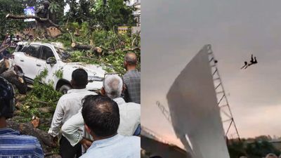 ഉത്തർപ്രദേശിൽ കനത്ത മഴയും കൊടുങ്കാറ്റും; മരണപ്പെട്ടവരുടെ എണ്ണം 100 ആയി ഉയർന്നു, വീടുകൾ തകർന്നു