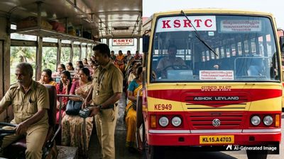 കെഎസ്ആർടിസിയിലെ സ്ത്രീകളുടെ സൗജന്യയാത്ര; സർക്കുലർ പുറത്ത്, ഇന്ദിരാഗാന്ധിയുടെ നിഴൽ ലോഗോയിൽ