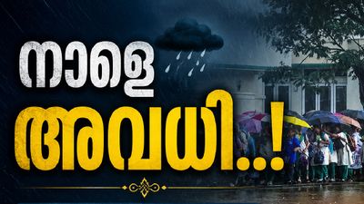 കനത്ത മഴ തുടരുന്നു, റെഡ് അലർട്ടും; നാളെ കാസർഗോഡ്, വയനാട്, കോഴിക്കോട് ജില്ലകളിലെ സ്‌കൂളുകൾക്ക് അവധി 