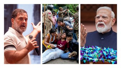 '10 വർഷത്തിനിടെ  152 ചോദ്യപ്പേപ്പർ ചോർച്ച, ഒരാളും ശിക്ഷിക്കപ്പെട്ടില്ല', കേന്ദ്രത്തിനെതിരെ ആഞ്ഞടിച്ച് രാഹുൽ