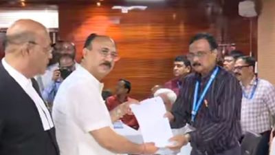 ରାଜ୍ୟସଭା ପାଇଁ ନାମାଙ୍କନ ଭରିଲେ ସଂତୃପ୍ତ ମିଶ୍ର