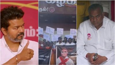 அநியாயம் நடக்குது தளபதி.. கட்சி பதவிகள் பணத்திற்கு விற்பனை.. பனையூர் அலுவலகத்தை முற்றுகையிட்ட தவெக