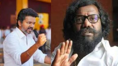 விஜய் ரூ 200 கோடி விட்டுட்டு 2 லட்சம் கோடி ரூபாயை அள்ள அரசியலுக்கு வந்துட்டாரு! கருணாஸ் விமர்சனம்!