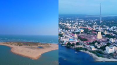 தனுஷ்கோடிக்கு டிட்வா புயல் தந்த கிப்ட்..  அரிச்சல்முனையில் புதிய மணல்மேடு.. ராமேஸ்வரத்தில் சர்ப்ரைஸ்