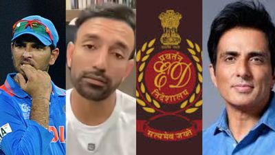 யுவராஜ் சிங் + உத்தப்பா + சோனுசூட் உள்பட பிரபலங்களின் சொத்துகள் முடக்கம்- அமலாக்கத்துறை அதிரடி