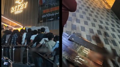 ஜனநாயகன் டிரெய்லர் பார்க்க வந்து! பராசக்தி போஸ்டரை கிழித்து! மதுரையில் விஜய் ரசிகர்கள் அராஜகம்