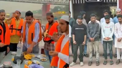 கங்கை நதியில் இப்தார் விருந்து.. சிக்கன் பிரியாணி சாப்பிட்டு ரீல்ஸ் போட்ட 14 இளைஞர்கள் கைது