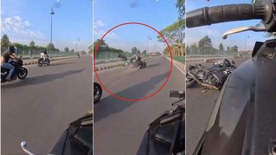 ஒரே நொடி பறிபோன 17 வயது சிறுவனின் உயிர்.! கண்ணிமைக்கும் நேரத்தில் எல்லாம் ஓவர்! பதற வைக்கும் விபத்து