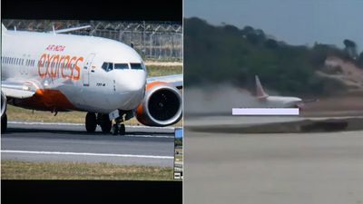 விபத்தில் சிக்கிய ஏர் இந்தியா விமானம்.. தரையிறங்கும்போது வெடித்து சிதறிய டயர்! பயணிகள் அலறல்