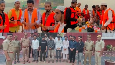 கங்கையில் இப்தார் நோன்பு.. மத உணர்வை புண்படுத்தியதாக 14 பேர் கைது.. பாஜக புகாரில் வாரணாசி போலீஸ் அதிரடி