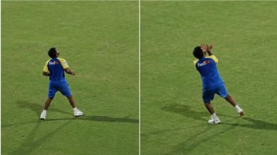  பீல்டிங் பயிற்சி செய்த சஞ்சு சாம்சன்.. அப்போ விக்கெட் கீப்பர் தோனி தானா? சிஎஸ்கே கொடுத்த சிக்னல்!