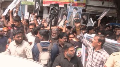 உலகையே உலுக்கிய கமேனி  கொலை.. அமெரிக்கா இஸ்ரேலை கண்டித்து சென்னையில் ஷியா முஸ்லீம்கள் ஆர்ப்பாட்டம்!