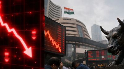 மொத்தமா போச்சு.. நிமிடங்களில் கரைந்த ரூ.7 லட்சம் கோடி... ரத்தச் சிவப்பில் பங்குச்சந்தை.. பின்னணி 