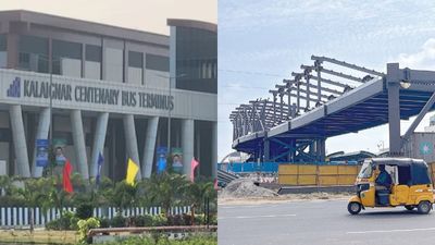 கிளாம்பாக்கம் ஜிஎஸ்டி ரோடில் சூப்பர் மாற்றம்! சென்னை பஸ் ஸ்டாண்ட் ரூ.79 கோடி பிரம்மாண்ட ஆகாய அதிசயம்