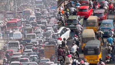 பல்லாவரம் ஜிஎஸ்டி சாலை ஸ்தம்பித்தது.. என்ன காரணம்.. தாம்பரம் போலீசாருக்கு பறந்த கோரிக்கை