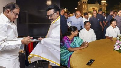 புதுச்சேரி தேர்தல்.. முதல்வர் ஸ்டாலினுடன் ப.சிதம்பரம் சந்திப்பு.. முடிவுக்கு வருமா தொகுதி பங்கீடு? 