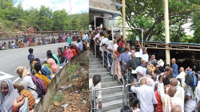 திருப்பதியில் கடும் வெயில்! ஏழுமலையானை தரிசிக்க வரும் பக்தர்கள் அவதி!