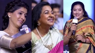 ராதிகா செய்ததை மறக்க முடியாது! கண் கலங்கி பேசிய வரலட்சுமி! சரத்குமாரின் முதல் மனைவி சாயா சொன்ன வார்த்தை!