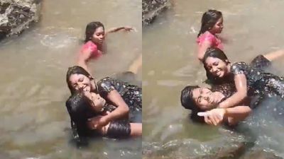 ஆந்திராவில் மாணவிகள் அருவிக்கு ஜாலி சுற்றுலா.. மகிழ்ச்சியாக குளித்தவர்களின் நிலை.. வீடியோ பாருங்க