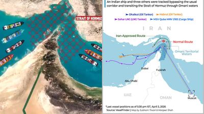 ஹார்முஸ் ஜலசந்தியில் சிக்காமல் நைசாக நழுவிய இந்திய கப்பல்.. புதிய ரூட்டை பிடித்து பயணம்! ஆஹா