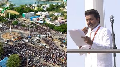 தவெக ஆட்சிக்கு வந்த 6 மாதத்தில் தமிழ்நாடு சேவை உரிமை சட்டம்.. குமரியில் விஜய் பேச்சு