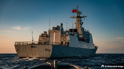 போர்க்கப்பல், மிதக்கும் வேலிகள்.. சைலண்ட்டாக தென் சீன கடலில் சீனா போடும் பயங்கரமான திட்டம்! பரபரப்பு