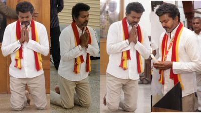 கைக்கு வந்த நெகட்டிவ் ரிப்போர்ட்! சர்ச்சில் முட்டி போட்டு நடக்க இப்படி ஒரு காரணமா? விஜய் தீவிர மூவ் 