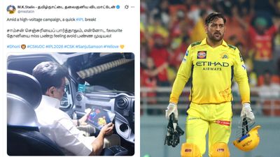 என்னோட பேவரிட் தோனியை மிஸ் பண்ற பீலிங்கை அவாய்ட் பண்ண முடியல..  ஸ்டாலின்