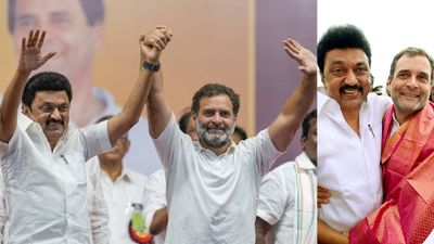 திமுக - காங்., பிரச்சனை ஓவர்.. ராகுலுக்கு போன் போட்டு பேசிய ஸ்டாலின்.. ஒன்றிணைத்து வைத்த பாஜக