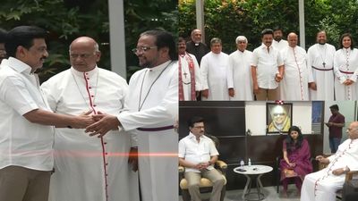 முதல்வர் ஸ்டாலினை சந்தித்து திமுகவுக்கு ஆதரவு அளித்த கிறிஸ்தவ ஆயர்கள்.. விஜய் மீதும் மறைமுக அட்டாக்